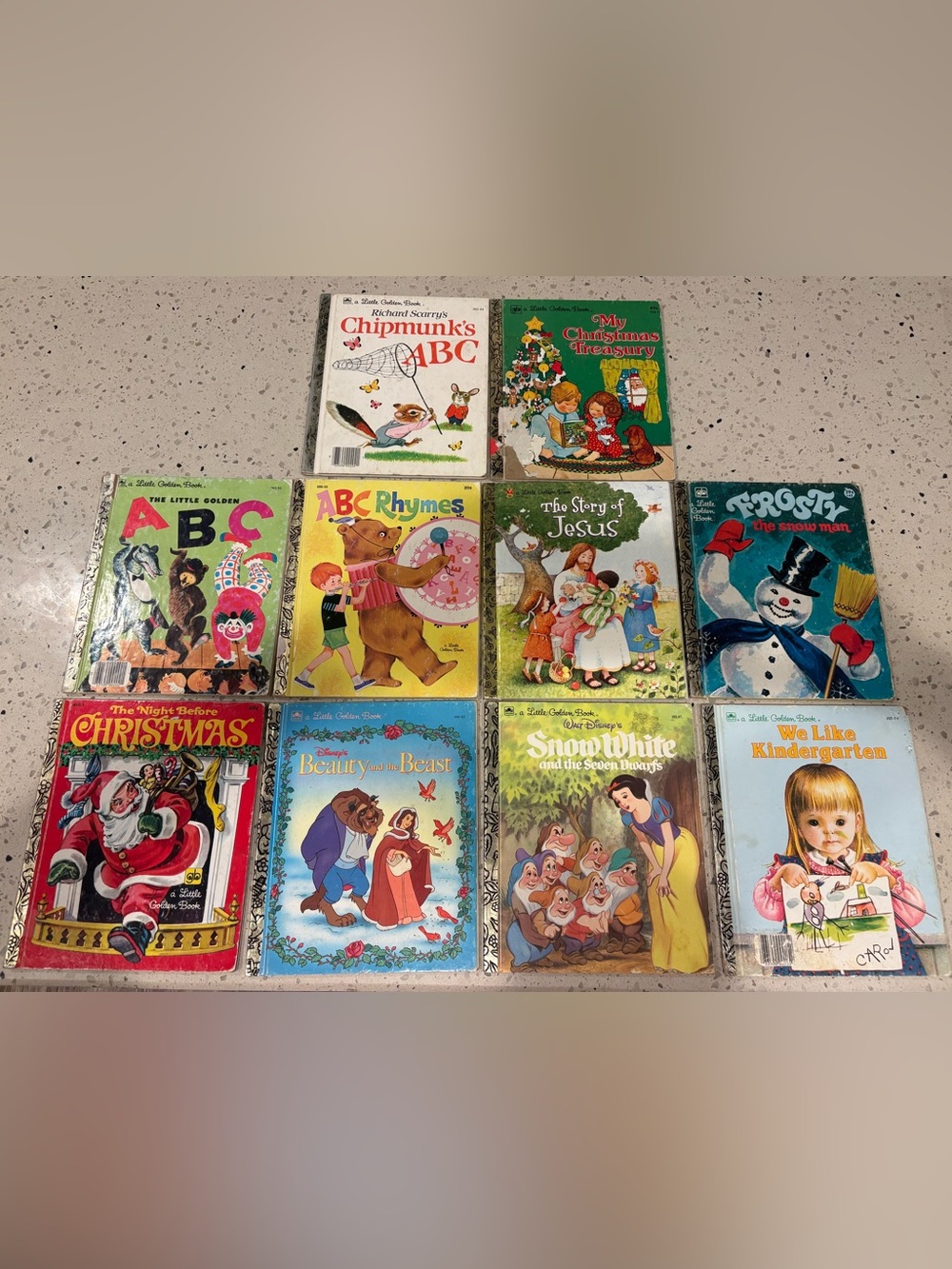 Little Golden Book Classic Children's‎ Book Lot - Vintage